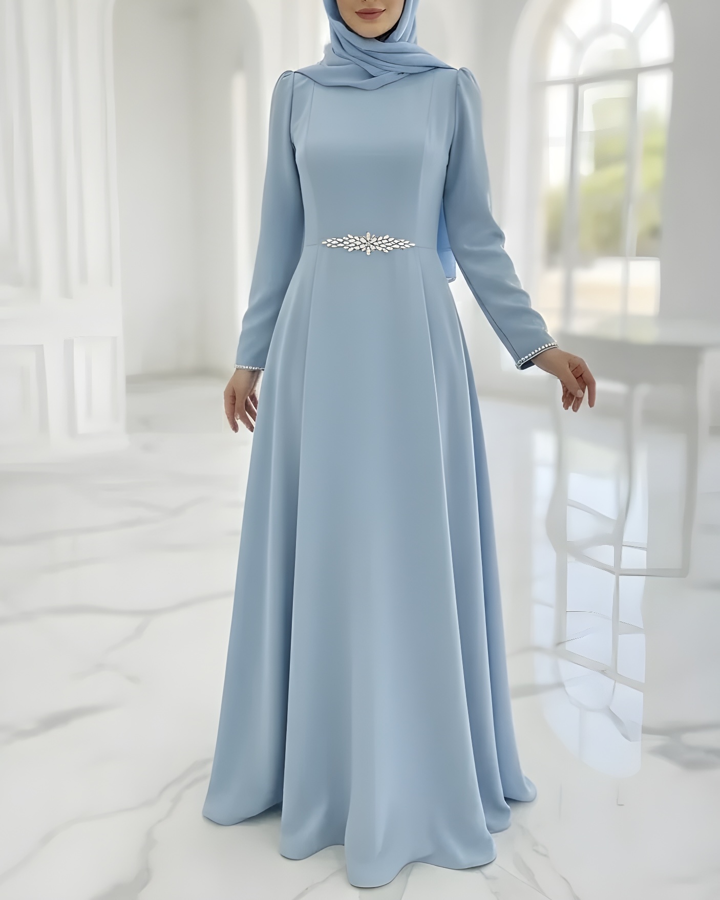 پیراهن جواهردوزی