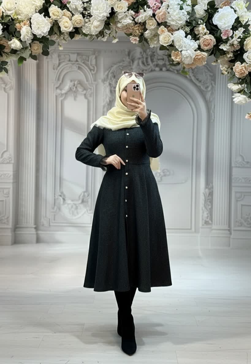 پالتو شنل دودی