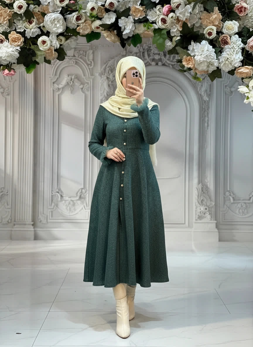 پالتو شنل سبز