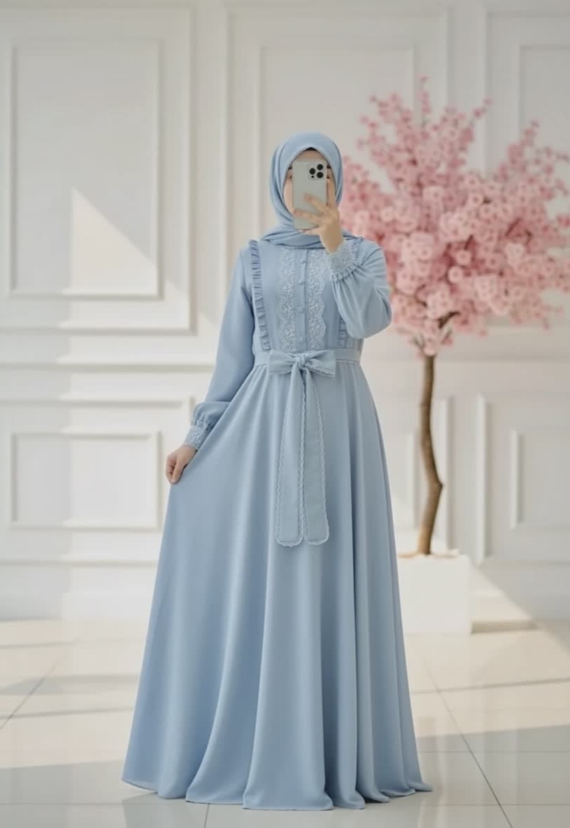 دل آرا آبی آسمانی