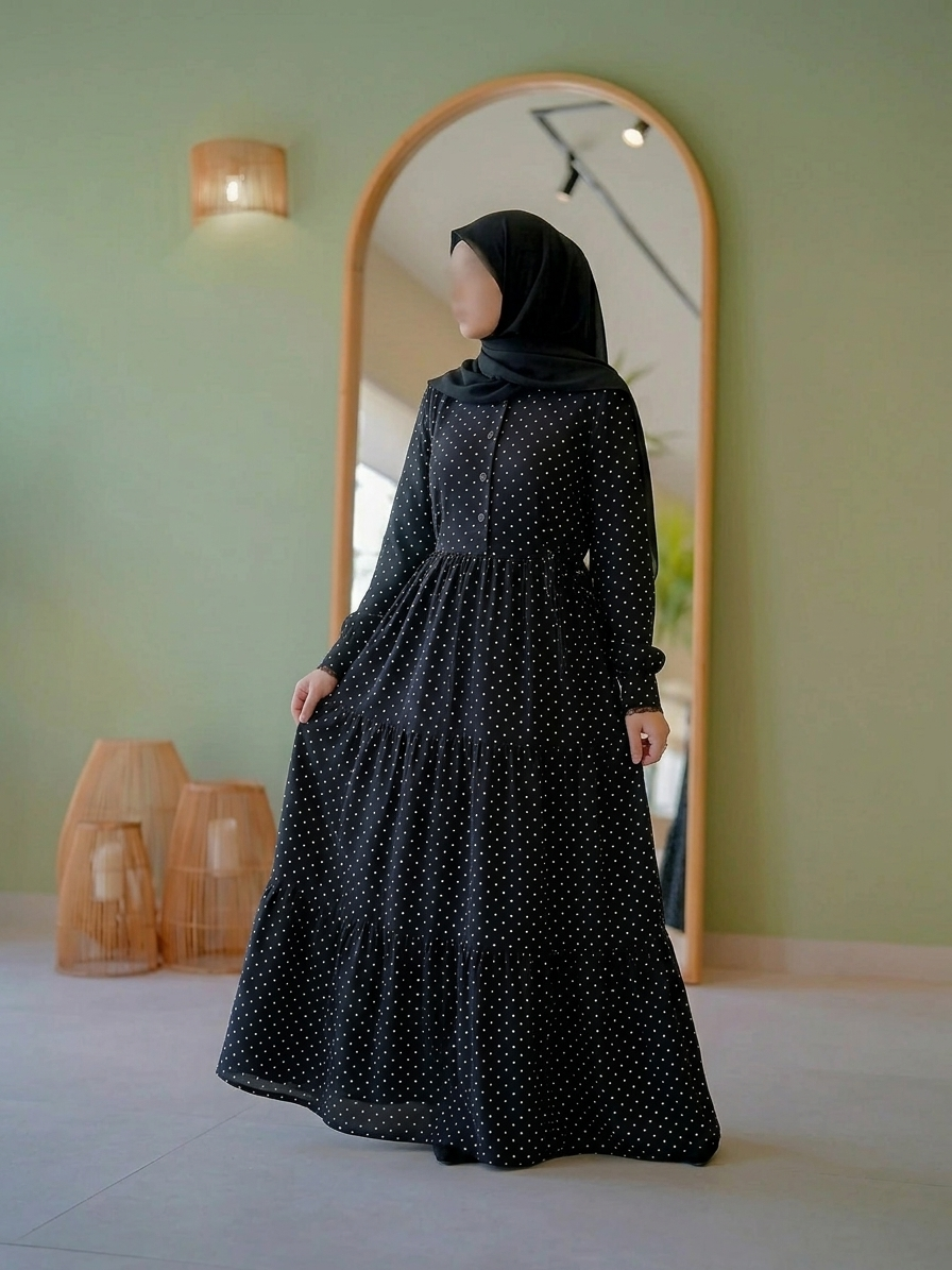 پیراهن خال خالی